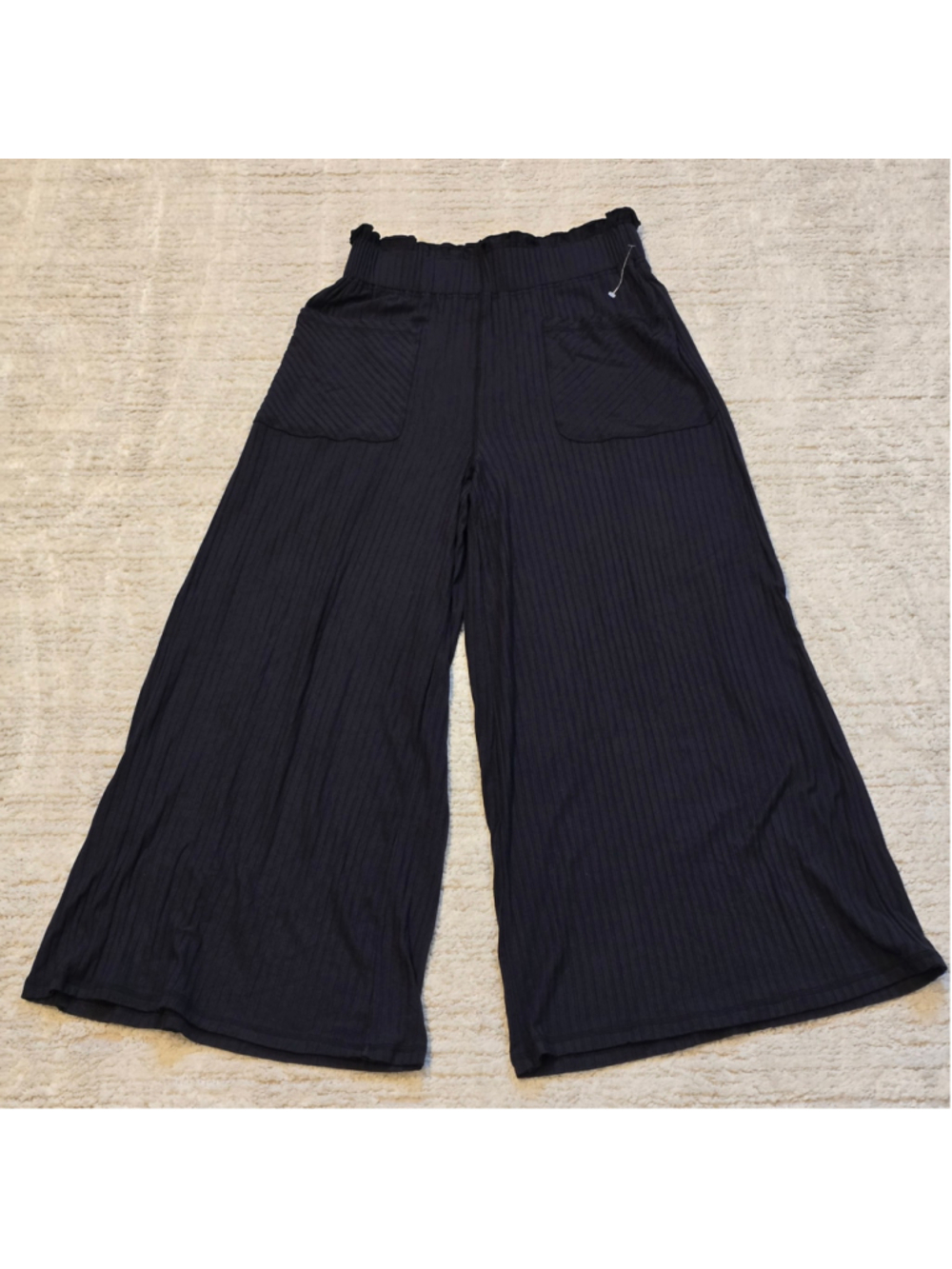 Women's Free People Wide Leg Pants Black Size M - Picture 3 of 6